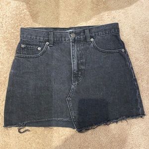 Aritzia jean skirt